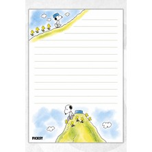 Ficksy A5 Bloknot Çizgili Defter - 50 Yaprak - Memopad - Notepad - Not Defteri - Not Kağıdı