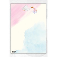 Ficksy A5 Çocuk Bloknot Çizgisiz Defter - 50 Yaprak - Memopad - Notepad - Not Defteri - Not Kağıdı