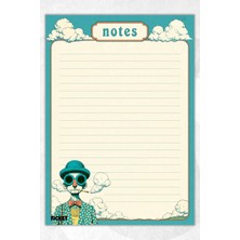 Ficksy A5 Bloknot Çizgili Defter - 50 Yaprak - Memopad - Notepad - Not Defteri - Not Kağıdı