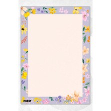 Ficksy A5 Bloknot Çizgisiz Defter - 50 Yaprak - Memopad - Notepad - Not Defteri - Not Kağıdı