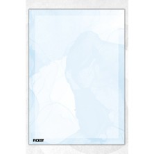 Ficksy A5 Bloknot Çizgisiz Defter - 50 Yaprak - Memopad - Notepad - Not Defteri - Not Kağıdı