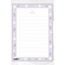 Ficksy A5 Bloknot Çizgili Defter - 50 Yaprak - Memopad - Notepad - Not Defteri - Not Kağıdı