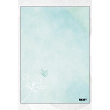 Ficksy A5 Bloknot Çizgisiz Defter - 50 Yaprak - Memopad - Notepad - Not Defteri - Not Kağıdı