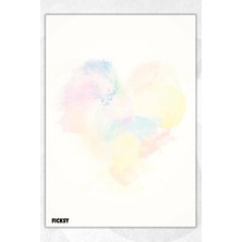 Ficksy A5 Çiçek Bloknot Çizgisiz Defter - 50 Yaprak - Memopad - Notepad - Not Defteri - Not Kağıdı