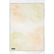 Ficksy A5 Bloknot Çizgisiz Defter - 50 Yaprak - Memopad - Notepad - Not Defteri - Not Kağıdı