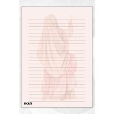 Ficksy A5 Islam - 50 Yaprak - Memopad - Notepad - Not Defteri - Bloknot Çizgisiz Defter