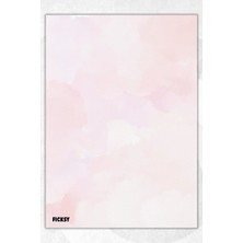 Ficksy A5 Bloknot Çizgisiz Defter - 50 Yaprak - Memopad - Notepad - Not Defteri - Not Kağıdı