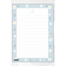 Ficksy A5 Bloknot Çizgili Defter - 50 Yaprak - Memopad - Notepad - Not Defteri - Not Kağıdı