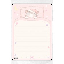 Ficksy A5 Bloknot Çizgili Defter - 50 Yaprak - Memopad - Notepad - Not Defteri - Not Kağıdı