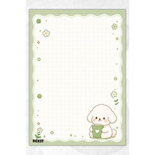 Ficksy A5 Bloknot Çizgili Defter - 50 Yaprak - Memopad - Notepad - Not Defteri - Not Kağıdı