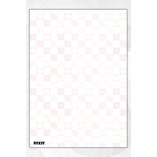 Ficksy A5 Bloknot Çizgisiz Defter - 50 Yaprak - Memopad - Notepad - Not Defteri - Not Kağıdı