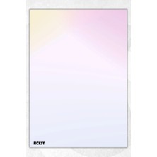 Ficksy A5 Bloknot Çizgisiz Defter - 50 Yaprak - Memopad - Notepad - Not Defteri - Not Kağıdı