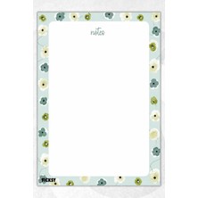Ficksy A5 Bloknot Çizgisiz Defter - 50 Yaprak - Memopad - Notepad - Not Defteri - Not Kağıdı