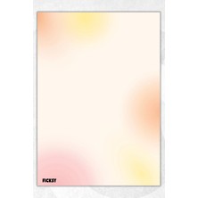 Ficksy A5 Bloknot Çizgisiz Defter - 50 Yaprak - Memopad - Notepad - Not Defteri - Not Kağıdı
