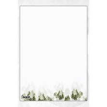 Ficksy A5 Çiçek Bloknot Çizgisiz Defter - 50 Yaprak - Memopad - Notepad - Not Defteri - Not Kağıdı