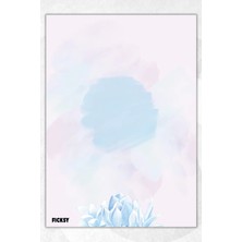 Ficksy A5 Bloknot Çizgisiz Defter - 50 Yaprak - Memopad - Notepad - Not Defteri - Not Kağıdı