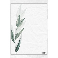 Ficksy A5 Çiçek Bloknot Çizgisiz Defter - 50 Yaprak - Memopad - Notepad - Not Defteri - Not Kağıdı