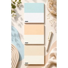 Ficksy Çiçek Bloknot - 9*9 cm Ebat- 50 Yaprak - Notepad - Memopad - Çizgisiz Not Kağıdı- To Do List