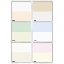 Ficksy Bloknot - 9*9 cm Ebat- 50 Yaprak - Notepad - Memopad - Çizgisiz Not Kağıdı- To Do List