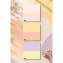 Ficksy Çiçek Bloknot - 9*9 cm Ebat- 50 Yaprak - Notepad - Memopad - Çizgisiz Not Kağıdı- To Do List
