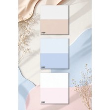 Ficksy Çiçek Bloknot - 9*9 cm Ebat- 50 Yaprak - Notepad - Memopad - Çizgisiz Not Kağıdı- To Do List