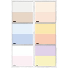 Ficksy Bloknot - 9*9 cm Ebat- 50 Yaprak - Notepad - Memopad - Çizgisiz Not Kağıdı- To Do List