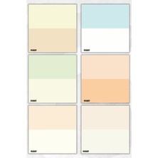 Ficksy Bloknot - 9*9 cm Ebat- 50 Yaprak - Notepad - Memopad - Çizgisiz Not Kağıdı- To Do List