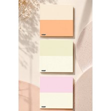 Ficksy Çiçek Bloknot - 9*9 cm Ebat- 50 Yaprak - Notepad - Memopad - Çizgisiz Not Kağıdı- To Do List