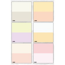 Ficksy Bloknot - 9*9 cm Ebat- 50 Yaprak - Notepad - Memopad - Çizgisiz Not Kağıdı- To Do List