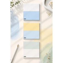 Ficksy Çiçek Bloknot - 9*9 cm Ebat- 50 Yaprak - Notepad - Memopad - Çizgisiz Not Kağıdı- To Do List