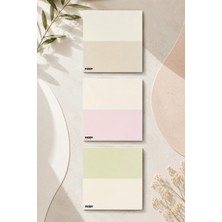 Ficksy Çiçek Bloknot - 9*9 cm Ebat- 50 Yaprak - Notepad - Memopad - Çizgisiz Not Kağıdı- To Do List