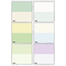 Ficksy Bloknot - 9*9 cm Ebat- 50 Yaprak - Notepad - Memopad - Çizgisiz Not Kağıdı- To Do List