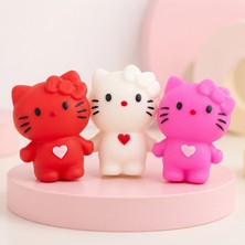 Hace Bazaar Hello Kitty Tasarımlı Squishy - 12'li Paket - Karışık Renk - Yumuşak Oyuncak