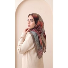 Greyfurt Design Kare Etnik Desenli 100X100 Bambu Crash (Kırışık) Başörtüsü Eşarp Şal Naturel Desenli (Fresh Eşarp Tesettür Şık ve Zarif Günlük Pamuklu Tülbent Soft Rami Viskon Scarf Scarfs)