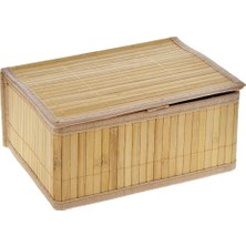 Gold Home Goldhome Kapaklı Rattan Kutu Küçük GLD008190 1 Adet
