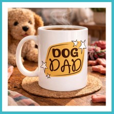 Defne Store Dog Dad Kupa Model 184 – Köpek Babası Temalı Porselen Kahve Kupası – Köpek Severlere Özel Hediyelik Kupa Dfnbez
