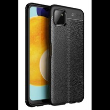 Samsung Galaxy A22 Kılıf Auto Focus Kapak - Siyah