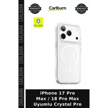 Carlburn iPhone 17 Pro Max / 18 Pro Max Uyumlu Crystal Pro Mobil Aksesuar Şeffaf Kapak Cep Kılıfı