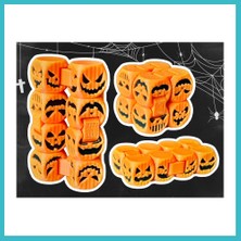 Defne Store 3D Baskı Balkabağı Zincir Fidget Oyuncak Katlanır Burgu Stres Atma Duyusal Anti Stres Oyuncak Turuncu Dfnbez