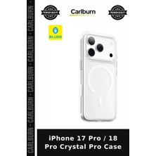 Carlburn iPhone 17 Pro / 18 Pro Crystal Pro Case Kapak Manyetik Kılıf Cep Koruma