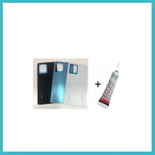 Defne Store Redmi Note 12 5g Arka Batarya Pil Kapağı Mavi (B70 Dfnbez