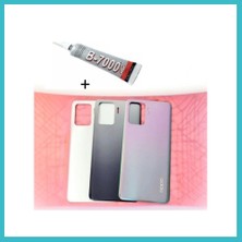 Defne Store Reno 5 Lite Arka Batarya Pil Kapağı Siyah (B7000 1 Dfnbez