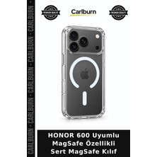 Carlburn Honor 600 Uyumlu Magsafe Özellikli Sert Magsafe Kılıf Arka Kapak Mobil Aksesuar Cihaz Giysisi