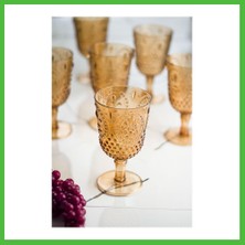 Bezos Akrilik Bal Tekli Kadeh & Su Meşrubat Kahve Yanı Bardağı 450 ml ( Cam Değildir ) Arz