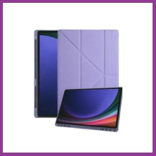 Bezos Samsung Galaxy Tab A11 Plus Kalemlikli Mars Tablet Kılıfı - Lila Atg
