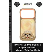Carlburn iPhone 18 Pro Uyumlu Köpek Desenli Nimmy Telefon Kılıfı Arka Kapak Şirin Kılıf Hediyelik Kap