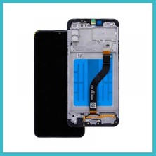 Defne Store Samsung A20S Dokunmatik Ekran Çıtalı Servis (Siyah Dfnbez
