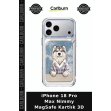 Carlburn iPhone 18 Pro Max Nimmy Magsafe Kartlık 3D Stil Sahibi Günlük Kullanım Akıllı Telefon