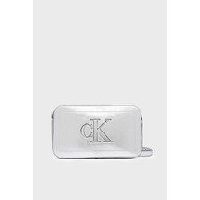 Calvin Klein Calvın Kleın Kadın Marka Logolu Günlük Kullanıma Uygun Gri Omuz Çantası LV04F3896G 3jh