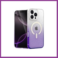 Bezos iPhone 16 Pro Max Uyumlu Pummel Shiny Magsafe Kapak - Mor Atg